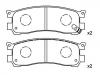 Plaquettes de frein Brake Pad Set:H266-26-48Z