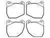 Pastillas de freno Brake Pad Set:RJR698151